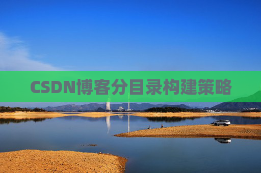 CSDN博客分目录构建策略